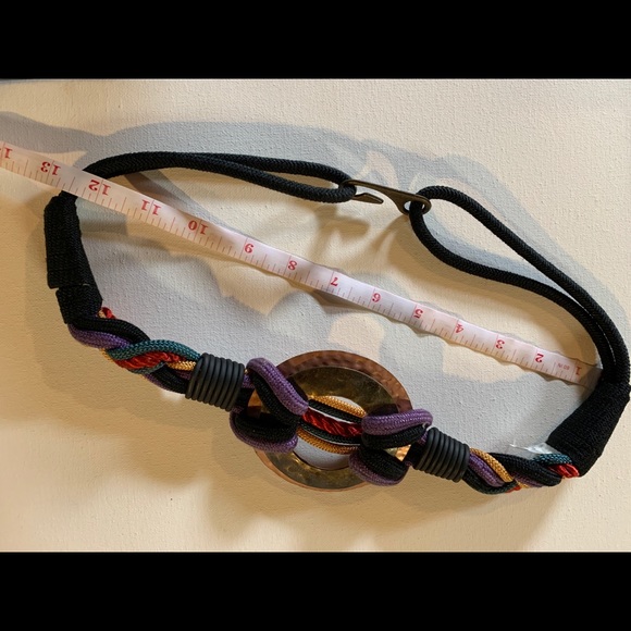 Vintage wide belt corded boho indie rope - Picture 10 of 10